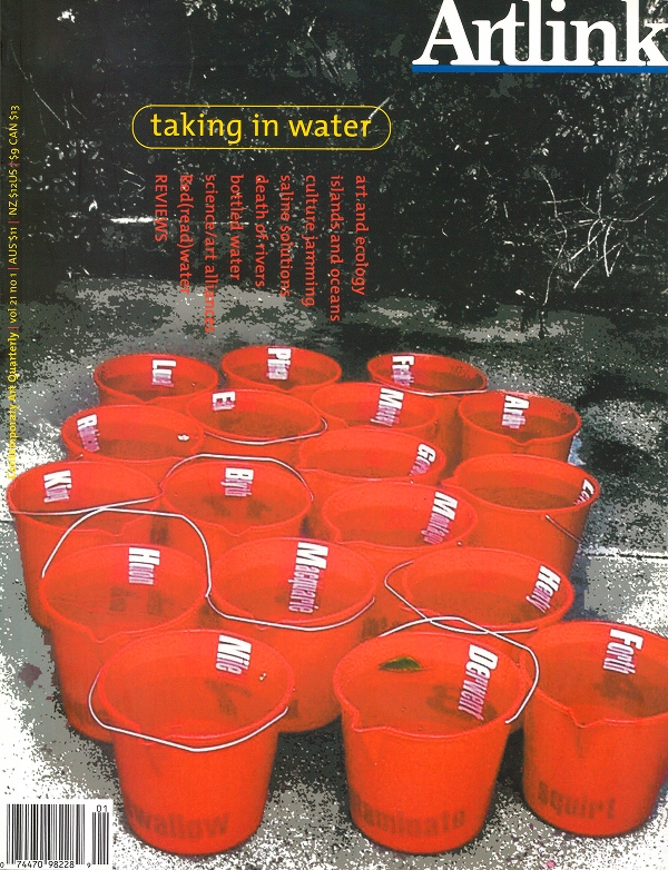 Issue 21:1 | March 2001 | Taking in Water